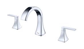 Fluid Oceanside Dual Handle Lavatory Tap Polished Chrome Image